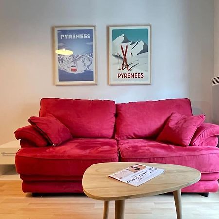 T3 Centre Ville Avec Parking, Balcon Et Wifi. 5P. Cauterets Exteriör bild